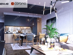 C4D实时交互渲染器Corona Renderer 7 Hotfix 2 + 8 Win解锁版 + 预设库