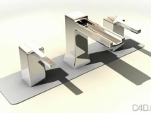 C4D视频教程：水龙头建模渲染 Box Modeling Tutorial