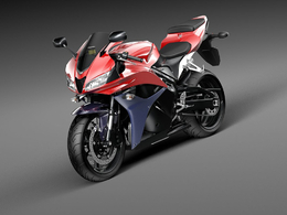 本田摩托车C4D模型 Honda CBR 600RR 2009 3D Model