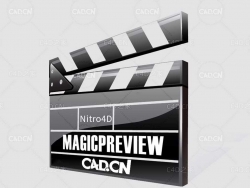 C4D快速渲染预览插件 Nitro4D MagicPreview v1.15 For C4D R13-R23 Win/Mac