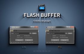 C4D插件介绍-对象缓存管理插件教程Flash Buffer v1.0 Cinema 4D Object Buffer manage ...